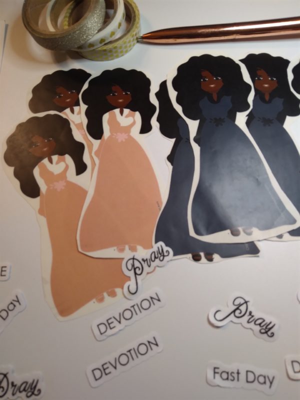 The Modesty Maiden Stickers (Pack of Four) - Image 4